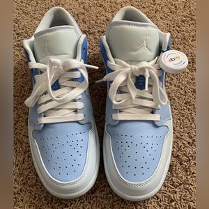 Nike Air Jordan 1 Low SE Mighty Swooshers Football Grey Polar Ghost